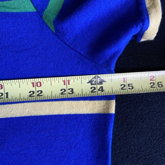 Polo Ralph Lauren Men's Royal Blue Striped Classic Fit Crew-Neck T-Shirt Size XL - Picture 8 of 9